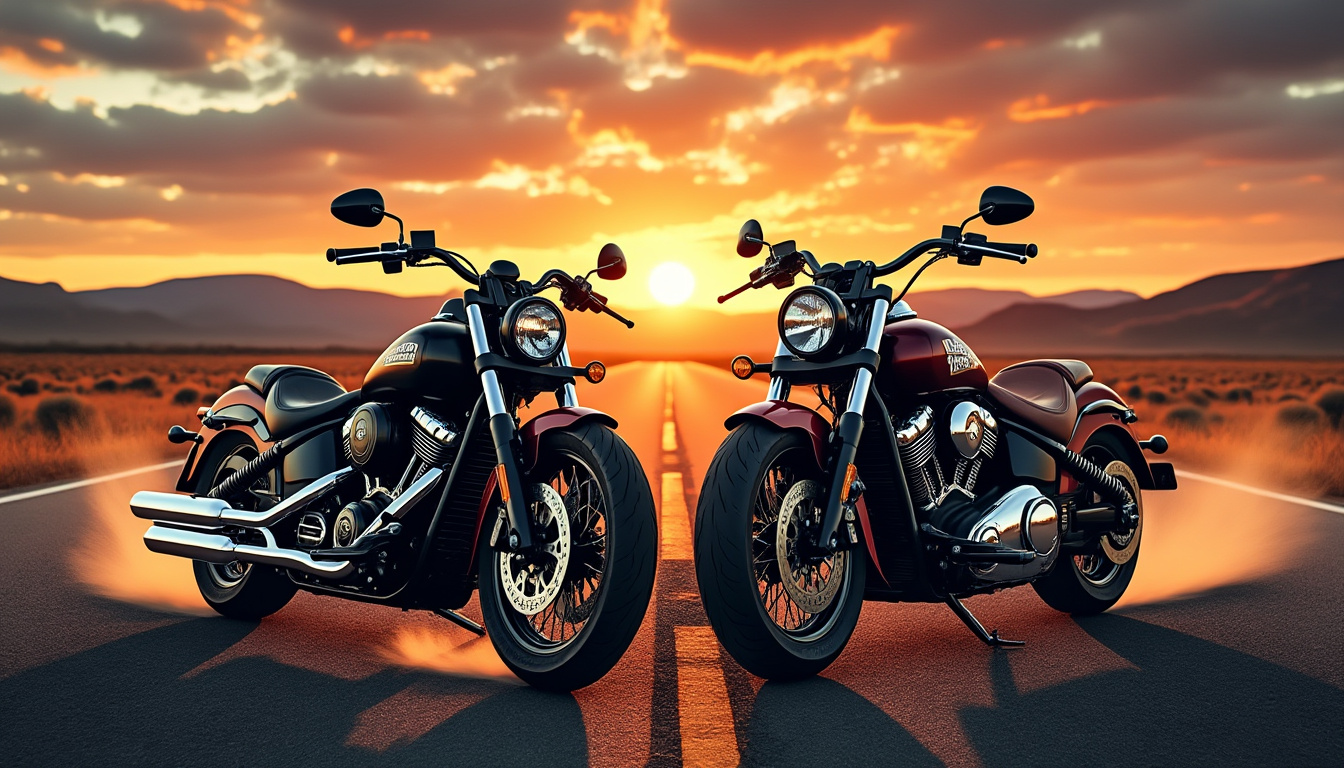 découvrez le face-à-face fascinant entre harley-davidson et indian, deux géants des motos remorqueurs. explorez les caractéristiques, l'histoire, et les performances de ces marques emblématiques pour déterminer laquelle est la meilleure pour vos aventures sur la route.